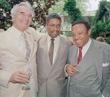 Dave with Herbie Hancock and Lionel Hampton, June 1987